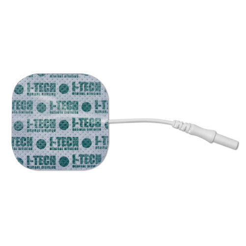 Elettrodi Adesivi quadrati 48x48 mm a spinotto (4 pz) - 1
