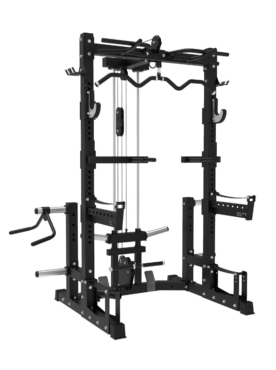 Power Rack con Lat e Pulley